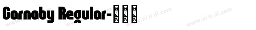 Carnaby Regular字体转换